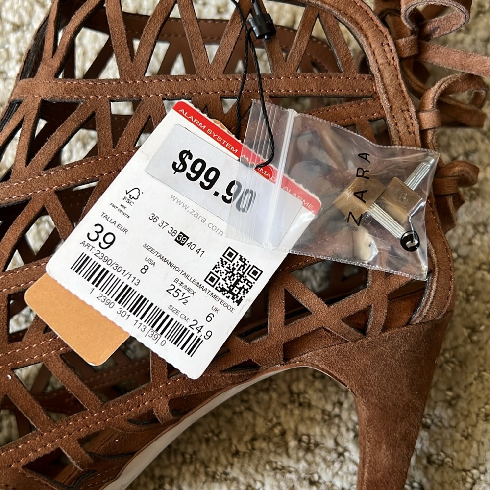 Zara Caged Heels - Picture 7 of 7